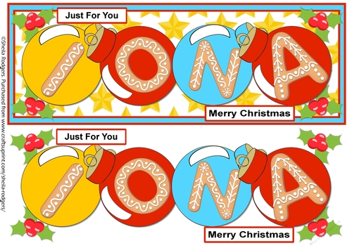 BAUBLE NAMES - IONA