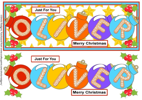 BAUBLE NAMES - OLIVER
