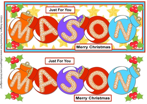 BAUBLE NAMES - MASON