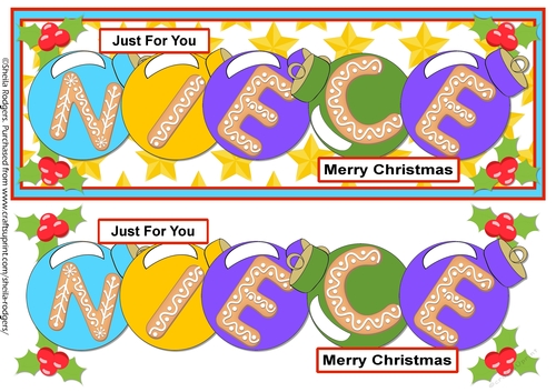 BAUBLE NAMES - NIECE