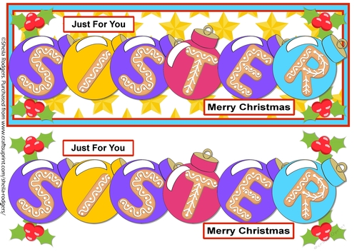BAUBLE NAMES - SISTER