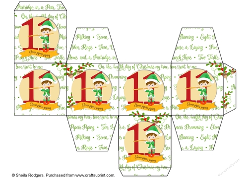12 Days of Christmas - Day 11 Gift Box