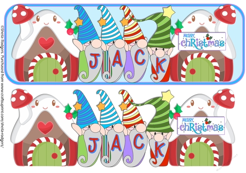 CHRISTMAS GNOME NAMES - JACK