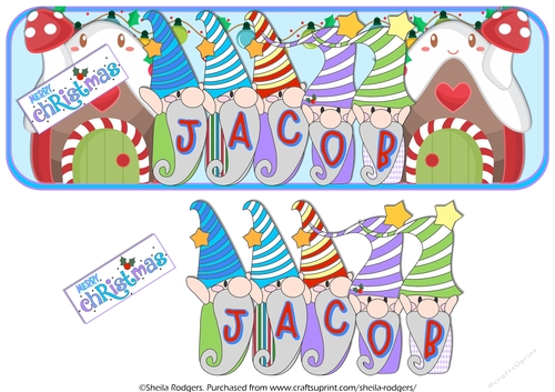 CHRISTMAS GNOME NAMES - JACOB