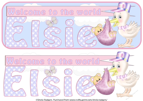 WELCOME BABY NAMES - ELSIE