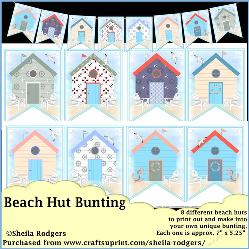 BEACH HUT BUNTING