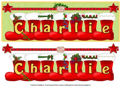 SANTA BOOTS - CHARLIE
