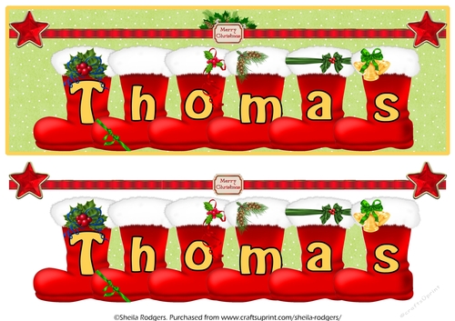 SANTA BOOTS - THOMAS