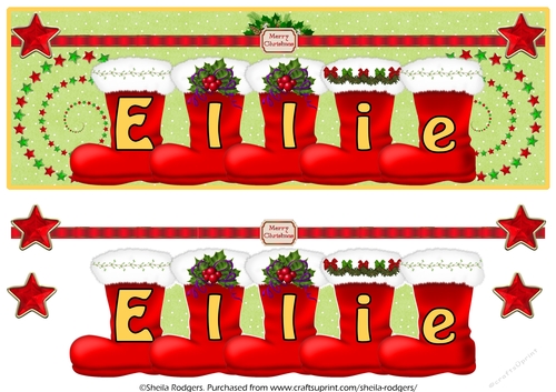 SANTA BOOTS - ELLIE