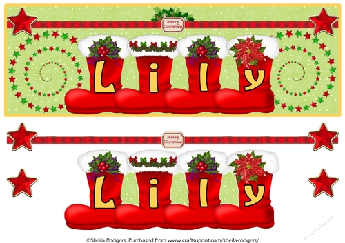 SANTA BOOTS - LILY