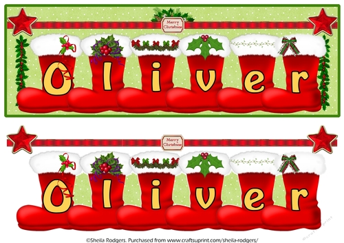 SANTA BOOTS - OLIVER
