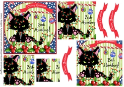 Grumpy Christmas Kitten 5