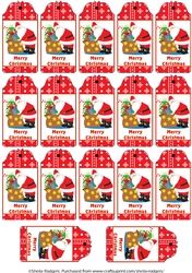 17 Christmas Father Christmas Gift Tags