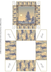 GIFT BOX - WINTER FIR TREE