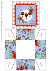 Gift Box - Christmas Red Baubles