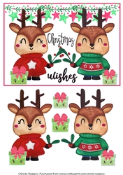 A5 CUTE REINDEERS