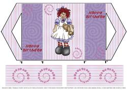 Raggedy Ann 2 Triangle Front Gatefold