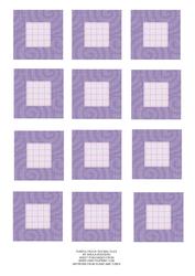 Purple Patch Tea Bag Tiles