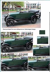 Green Classic Car