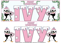 SNOW CAPPED NAMES - IVY PINK
