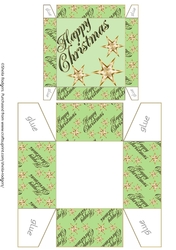GIFT BOX - GREEN HAPPY CHRISTMAS