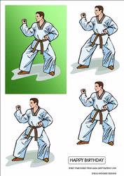 Martial Arts Man, Judo, Karate