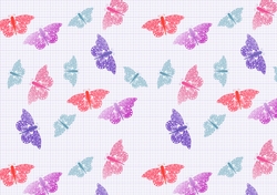 Filigree Butterflies Paper