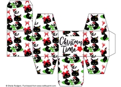 All In One Gift Box - Christmas Cats 1