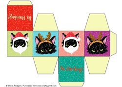 All In One Gift Box - Humbug Christmas Cats
