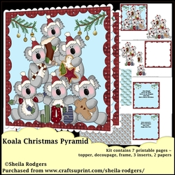 Koala Christmas Pyramid