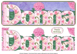 TULIP ALPHA NAMES - DONNA