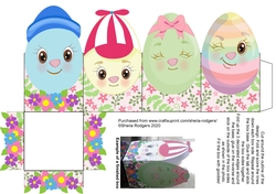 EASTER BASKET 2 - SMILEY EGGS