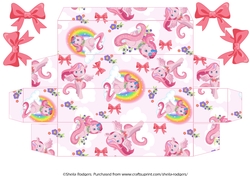 LONG GIFT BOX - UNICORNS