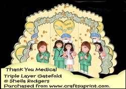 TRIPLE LAYER GATEFOLD - THANK YOU MEDICAL