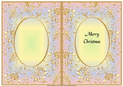 A5 CHRISTMAS INSERT - GOLDEN EMBOSSED 4