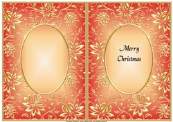 A5 CHRISTMAS INSERT - GOLDEN EMBOSSED 5