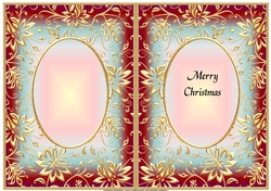A5 CHRISTMAS INSERT - GOLDEN EMBOSSED 7
