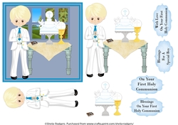 MALE FIRST HOLY COMMUNION - BLOND