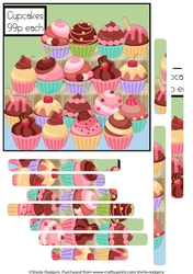 SLAT CARD - CUPCAKES FOR SALE