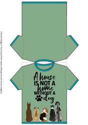 TEE SHIRT CARD - DOGS 1