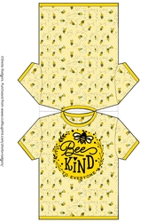 TEE SHIRT CARD - BEE KIND