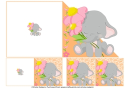 QUICK CARD AND GIFT TAGS - ELEPHANT 2
