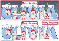 POLAR BEAR NAMES - OLIVIA