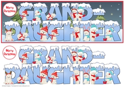 POLAR BEAR NAMES - GRANDDAUGHTER