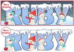 POLAR BEAR NAMES - RUBY