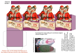 CHRISTMAS GIFT BASKET - VINTAGE MR & MRS CLAUS