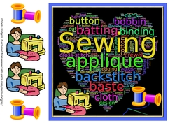WORD HEART - SEWING