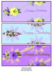Three Floral Toppers