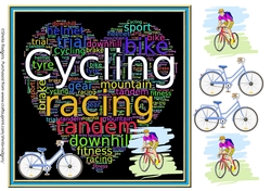 WORD HEART - CYCLING