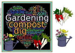 WORD HEART - GARDENING